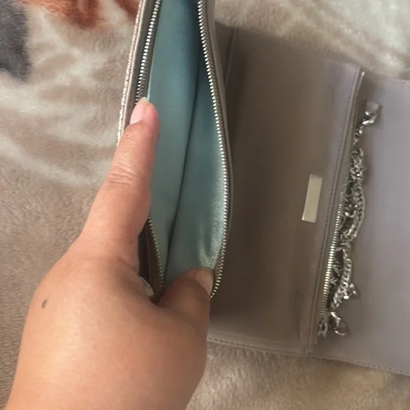 Swarovski crystal and python vintage shoulder clutch - Picture 13 of 16